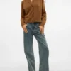 Jeans Snrancy à taille mi-haute et coupe large