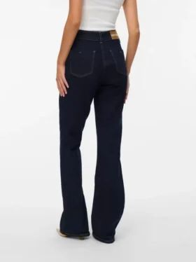 Jeans Snrancy à taille mi-haute et coupe évasée