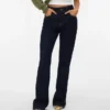 Jeans Snrancy à taille mi-haute et coupe évasée