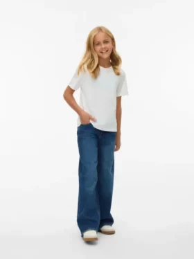 Jeans taille basse à coupe large Vmvanessa