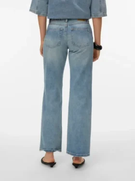 Jeans taille basse à coupe large Vmvanessa