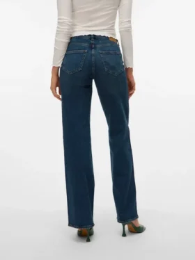 Jeans taille basse à coupe large Vmvanessa