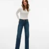 Jeans taille basse à coupe large Vmvanessa