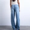 Jeans taille basse et coupe ample Tslowrie