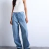 Jeans taille basse et coupe ample Tslowrie