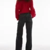 Jeans taille basse à jambes larges Topshop