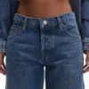 Jeans taille basse à jambes larges Topshop