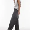 Jeans taille basse à jambes larges Topshop