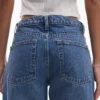 Jeans taille basse à jambes larges Topshop