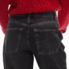 Jeans taille basse à jambes larges Topshop