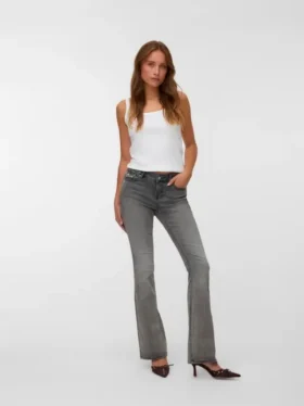 Jeans taille basse évasé Vmcamille