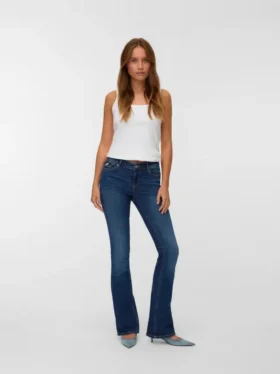 Jeans taille basse évasé Vmcamille