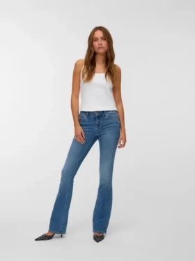 Jeans taille basse évasé Vmcamille