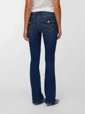 Jeans taille basse évasé Vmcamille