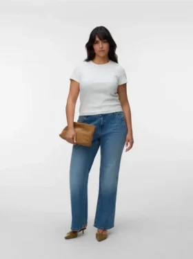Jeans taille basse évasé Vmcastra