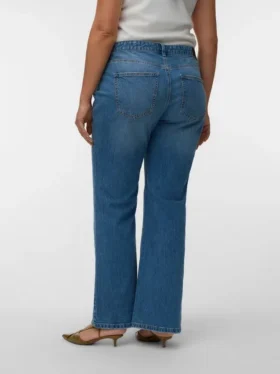 Jeans taille basse évasé Vmcastra