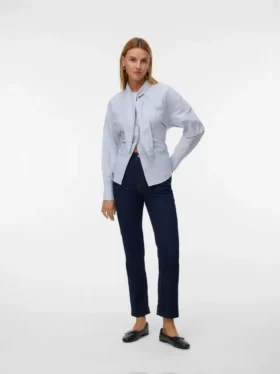 Jeans taille haute Awalice, coupe « Mom Fit »