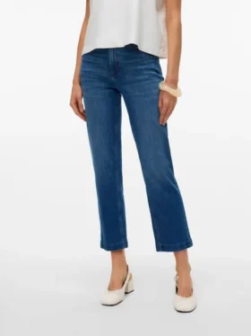 Jeans taille haute Awalice, coupe « Mom Fit »
