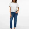 Jeans taille haute Awalice, coupe « Mom Fit »