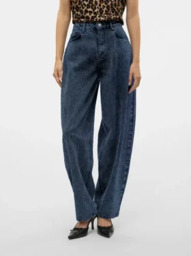 Jeans taille haute coupe ballon Vmollie