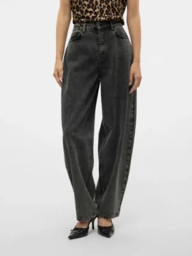Jeans taille haute coupe ballon Vmollie