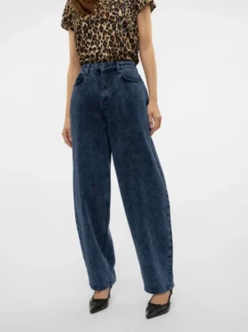 Jeans taille haute coupe ballon Vmollie