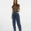 Jeans taille haute coupe ballon Vmollie