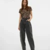 Jeans taille haute coupe ballon Vmollie