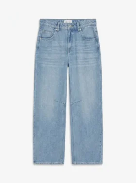 Jeans taille haute coupe Barrel de Tsbarrel