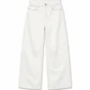 Jeans taille haute coupe Barrel de Tsbarrel