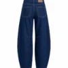 Jeans taille haute coupe Barrel de Tsbarrel