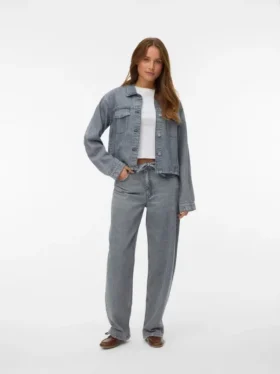 Jeans taille haute coupe « barrel » de Vmestelle