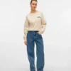 Jeans taille haute coupe « barrel » de Vmestelle