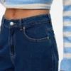 Jeans taille haute coupe « barrel » de Vmestelle