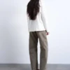 Jeans taille haute coupe Barrel Fit de Tsbarrel