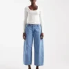 Jeans taille haute coupe « Barrel Fit » de Tsbella
