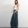Jeans taille haute coupe Barrel Fit de Tsvea