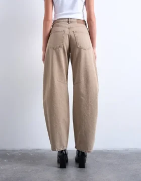 Jeans taille haute coupe « Barrel Fit » Tsbrianna