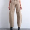 Jeans taille haute coupe « Barrel Fit » Tsbrianna