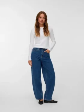 Jeans taille haute coupe « Barrel Fit » Vmbillie