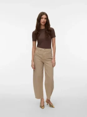 Jeans taille haute coupe « Barrel Fit » Vmbillie