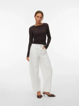 Jeans taille haute coupe « Barrel Fit » Vmbillie