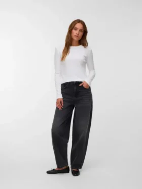 Jeans taille haute coupe « Barrel Fit » Vmbillie