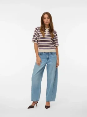 Jeans taille haute coupe « Barrel Fit » Vmzelda