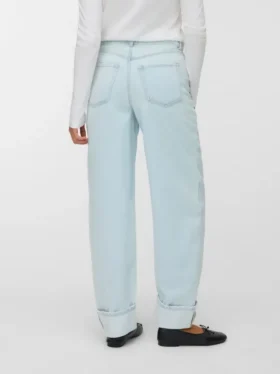 Jeans taille haute coupe « barrel » Vmbillie