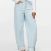 Jeans taille haute coupe « barrel » Vmbillie