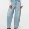 Jeans taille haute coupe « barrel » Vmbillie