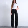 Jeans taille haute coupe classique Tsbrit