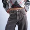 Jeans taille haute coupe classique Tsbrit