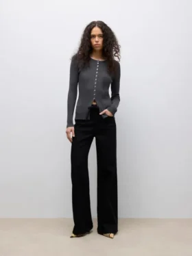 Jeans taille haute à coupe large Awmaddie